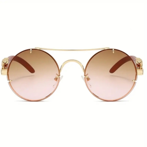 Stylish Pink and Tea Gradient Sunglasses